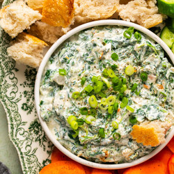 Cottage Cheese Spinach Dip