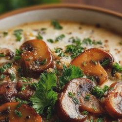 Creamy Cottage Cheese Mushroom Soup