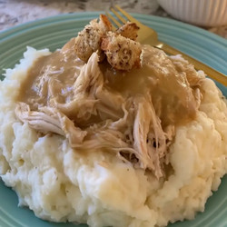 Chicken And Gravy (over Mashed Potatoes)