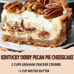 Kentucky Derby Pecan Pie Cheesecake