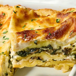 Creamy Spinach Mushroom Lasagna