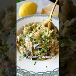 Mushroom Orzo (one-pot)