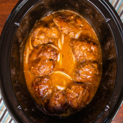 Slow Cooker Salisbury Steak