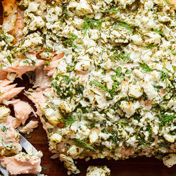 Feta &amp; Herb-crusted Salmon