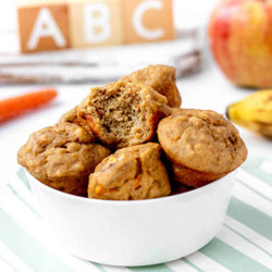 Abc Muffins {apple Banana Carrot}