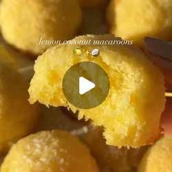 Lemon Coconut Macaroons