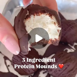 3-ingredient Protein Coconut Mounds