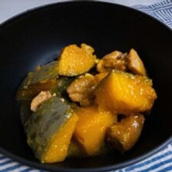 Braised Kabocha And Chicken