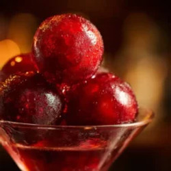 Candy Apple Vodka Ice Bombs Recipe