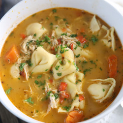 Chicken Tortellini Soup