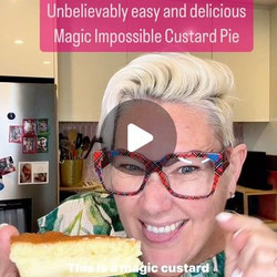 Magic Impossible Custard Pie