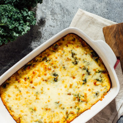 Kale And Bacon Hash Brown Casserole