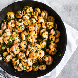 Spicy Garlic Cilantro Shrimp