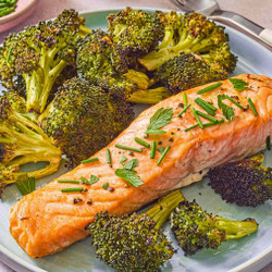 Sheet-pan Salmon With Broccoli
