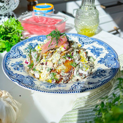 High Protein Crispy Potato Salad