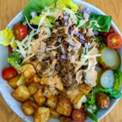 Loaded Burger Bowls