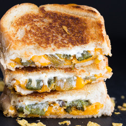 Jalapeno Popper Grilled Cheese Sandwich