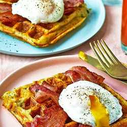 Leftover Mashed Potato Waffles