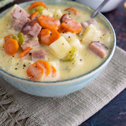 Delicious Ham And Potato Soup Crock Pot