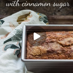 Mom's Rustic Banana Bread With Cinnamon Sugar