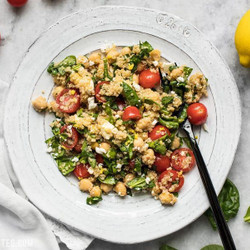 Spinach Chickpea And Quinoa Salad