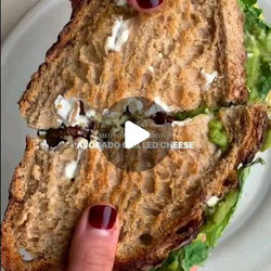 Sun-dried Tomato &amp; Avocado Toastie