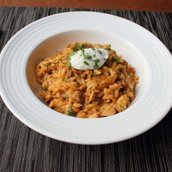 One-pot Chicken And Sausage Orzo