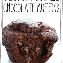 Vegan Double Chocolate Muffins