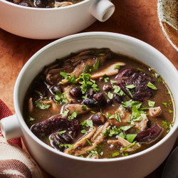 Quick And Easy Pressure Cooker Chicken And Black Bean Stew Recipe