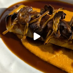 Cannelloni De Canard Confit, Potimarron &amp; Jus Épicé