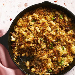 Sausage Cauliflower Skillet Casserole