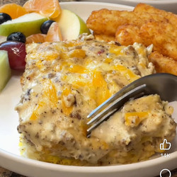 Biscuits and Gravy Casserole