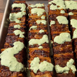 Spicy Pork &amp; Cheddar Tortilla Kebabs