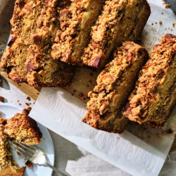 Apple And Pecan Double-crumble Loaf Cake