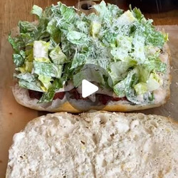 Caesar Focaccia Sandwich