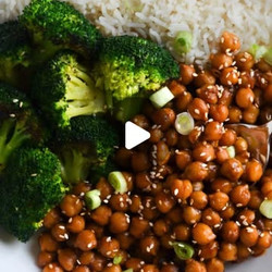 General Tso's Chickpeas