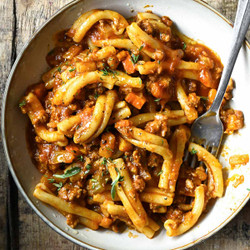 Pumpkin Beef Bolognese