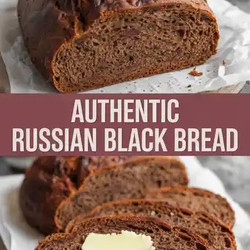 Authentic Russian Black Bread Recipe With Rye And Molasses