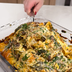 Butternut Squash Lasagna With Caramelized Onions And Mushrooms