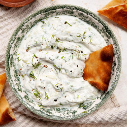 Healthy Tzatziki Recipe (low-fat)