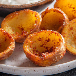 Deep-fried Potato Cups