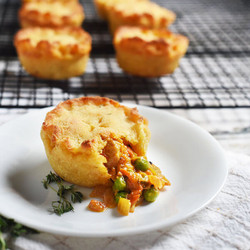 Keto Mini Chicken Pot Pies