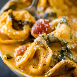 Creamy Slow-cooker Tortellini Soup