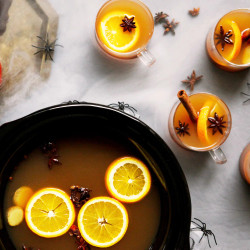 Slow Cooker Spiked Mulled Cider