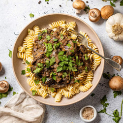 Lentil Stroganoff