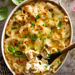 Chicken Spinach Pasta Bake