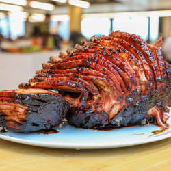 Honey-glazed Holiday Hasselback Ham