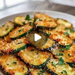 Crispy Parmesan Zucchini Rounds