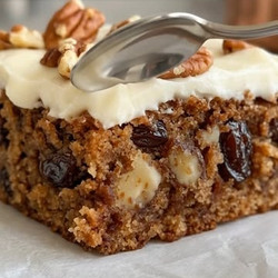 Date And Walnut Traybake Cake 🍰🌰