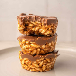 No Bake Chocolate Peanut Butter Crispy Cups